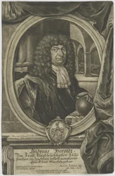 Miedzioryt wykonany przez elektora saskiego i odlewnika dzwonów Andreasa Herolda (1623-1696)